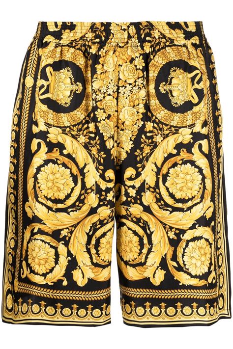 versace mesh short|versace pants for women.